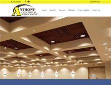 Tablet Screenshot of anthonyelectricalservicesinc.com